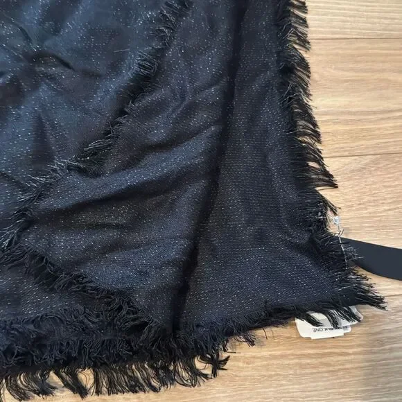 NWT‎ Coach vintage black monogram sparkly scarf 107x107 - Picture 2 of 7